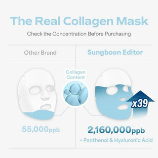 SUNGBOON EDITOR Deep Collagen Hyalu-B5 Hydrating Mask 37g (1ea) - Kbeauty Canada