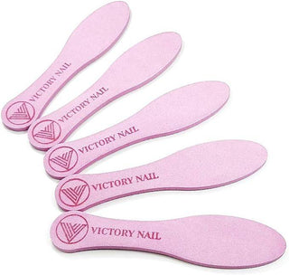 VICTORY NAIL 1PCS Medium and Rough Grit Ceramic Pink Foot File Double-Sided Callus Removal - Kbeauty Canada