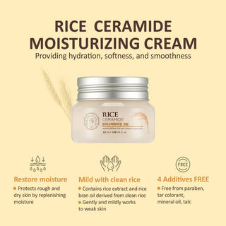 THE FACE SHOP  Rice Ceramide Moisturizing Cream - Kbeauty Canada