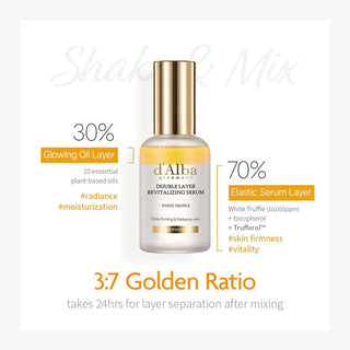 D'ALBA White Truffle Double Layer Revitalizing Serum 50mL - Kbeauty Canada