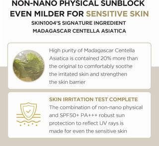 SKIN1004 Madagascar Centella Air-Fit Suncream Light SPF30+ PA++++ 50mL - Kbeauty Canada
