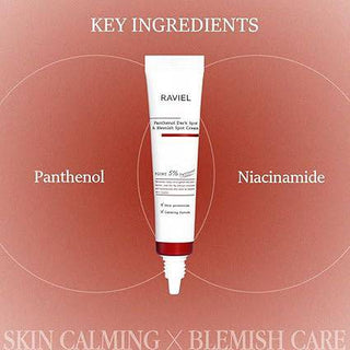 RAVIEL Panthenol Dark Spot & Blemish Care Spot Cream 15 ML x 2 (0.5 FL.OZ x 2) - Kbeauty Canada