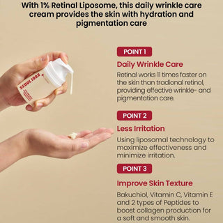 KSECRET SEOUL 1988 CREAM: Retinal Liposome 1% + Fermented Rice 50mL - Kbeauty Canada