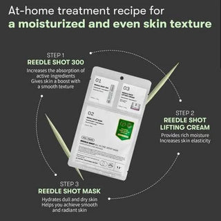 VT Reedle Shot All in One 3-Step Mask (1.5g + 1.5g + 25g) - Kbeauty Canada