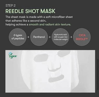 VT Reedle Shot All in One 3-Step Mask (1.5g + 1.5g + 25g) - Kbeauty Canada