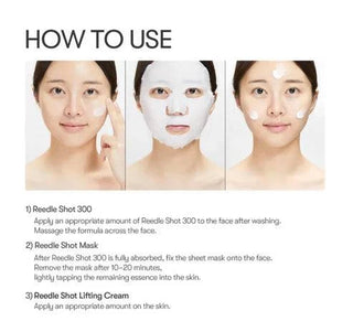 VT Reedle Shot All in One 3-Step Mask (1.5g + 1.5g + 25g) - Kbeauty Canada