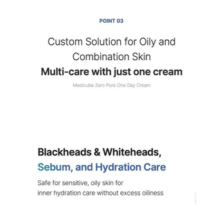 MEDICUBE Zero Pore One Day Cream 50mL - Kbeauty Canada