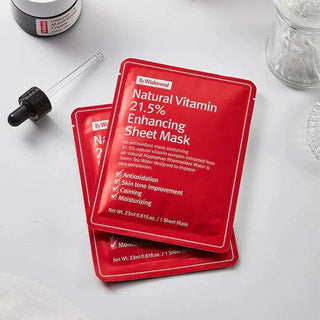 BY WISHTREND Natural Vitamin 21.5% Enhancing Sheet Mask (1ea) - Kbeauty Canada