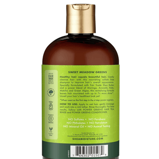 SHEA MOISTURE Moringa & Avocado Power Greens Shampoo 384mL - Kbeauty Canada
