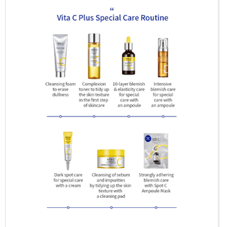 MISSHA Vita C Plus Spot Correcting Ampoule Sheet Mask 27g (1ea) - Kbeauty Canada