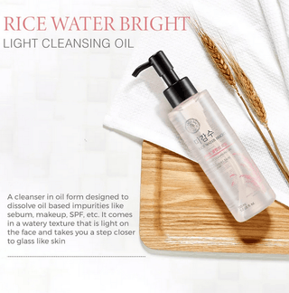 THE FACE SHOP Rice Water Bright Light Cleansing Oil 150mL - Kbeauty Canada