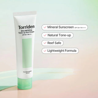 Torriden Balanceful Cica Tone-up Sun Cream SPF50+ PA++++ 60mL - Kbeauty Canada