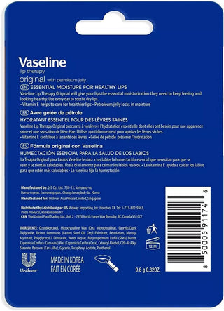 VASELINE Lip Therapy Stick 4.6g (2 Scents) - Kbeauty Canada