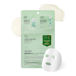 VT CICA Reti-A All-in-One 3-Step Mask - Kbeauty Canada