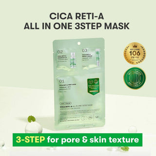 VT CICA Reti-A All-in-One 3-Step Mask - Kbeauty Canada