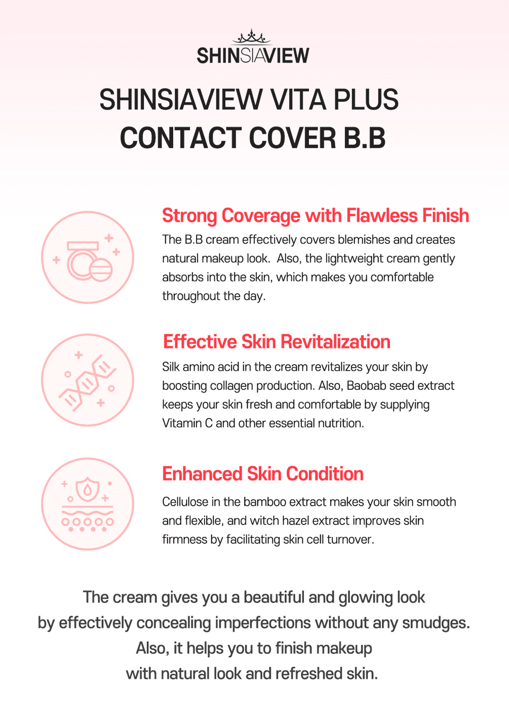 SHINSIAVIEW VITA PLUS Contact Cover B.B 25g - Kbeauty Canada