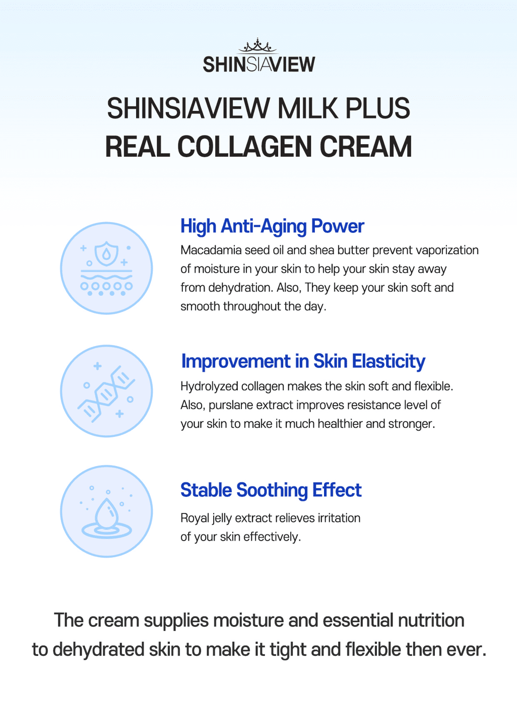 SHINSIAVIEW MILK PLUS Real Collagen Cream - Kbeauty Canada