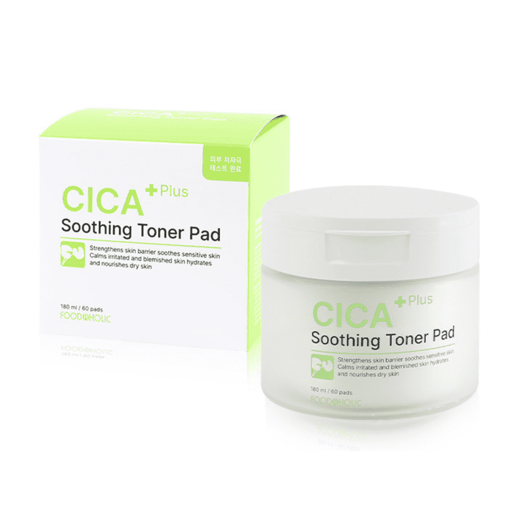 Foodaholic Cica Plus Soothing Toner Pad