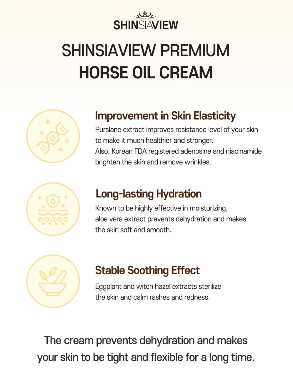 SHINSIAVIEW PREMIUM Horse Oil Cream 30g - Kbeauty Canada