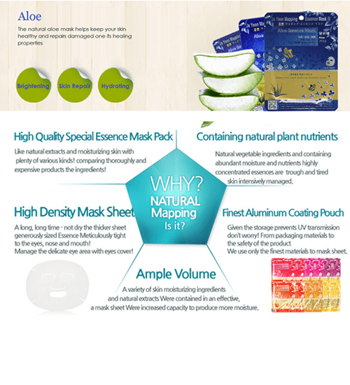 Ja Yeon Mapping Aloe Soothing Mask MiessentialStore