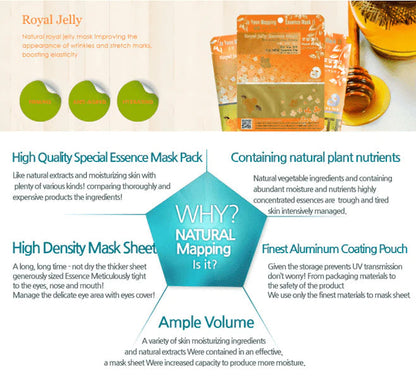 Ja Yeon Mapping Royal Jelly Repairing Mask - Miessential