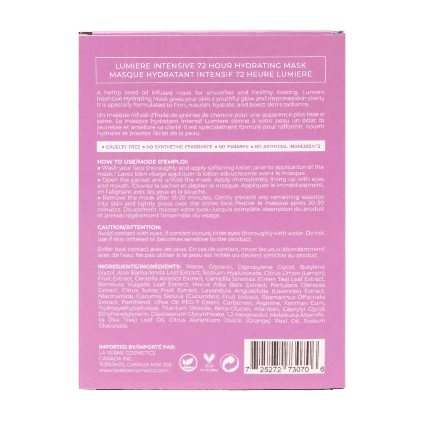 Lumiere Intensive 72-Hour Hydrating Bio-Cellulose Mask - 2