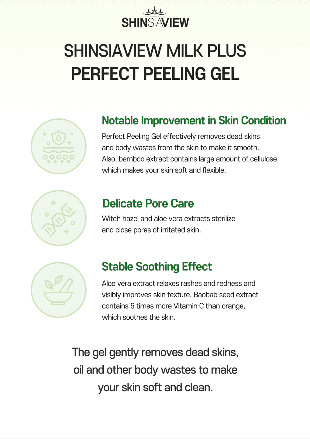 SHINSIAVIEW MILK PLUS Peeling Gel 30g - Kbeauty Canada