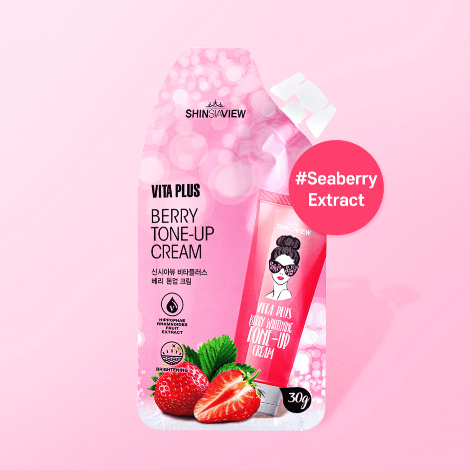 SHINSIAVIEW VITA PLUS Berry Tone Up Cream - Kbeauty Canada