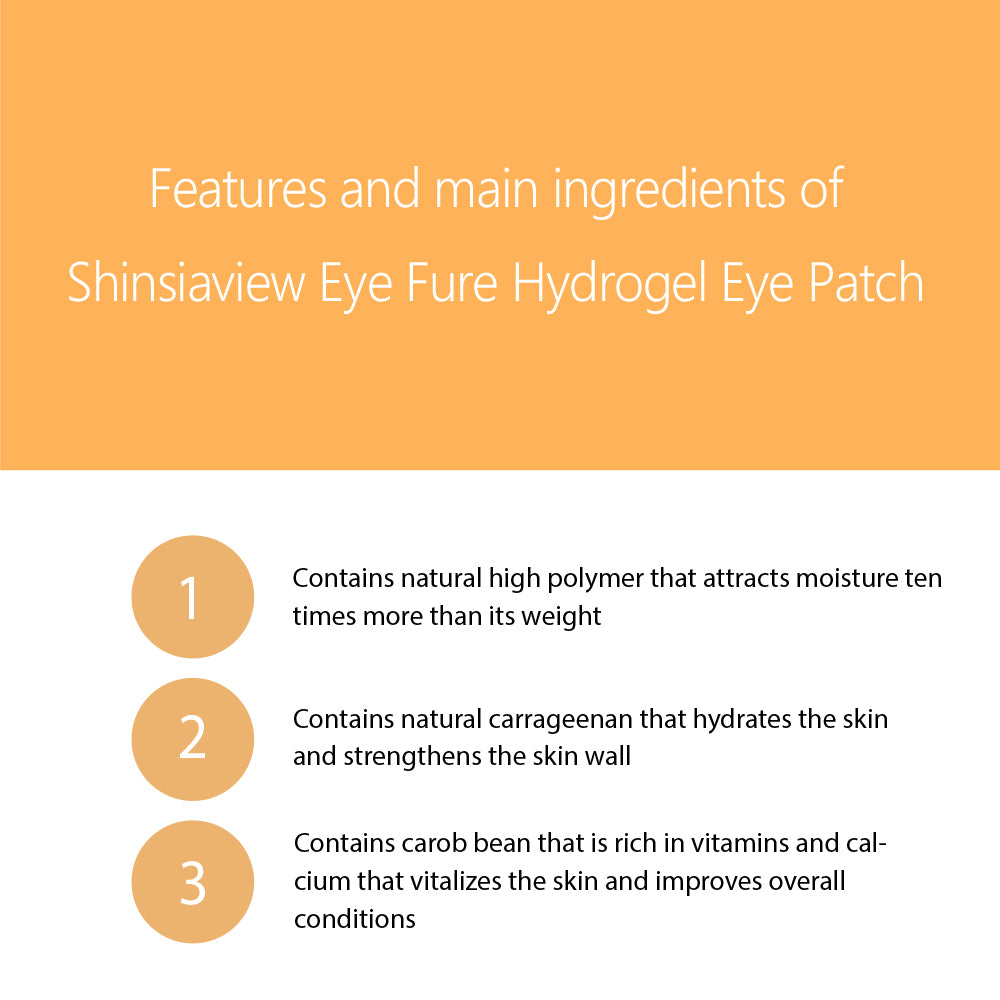 SHINSIAVIEW EYE PURE CICA GOLD Hydrogel Eye Patch - Kbeauty Canada