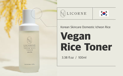 LICORNE Vegan Rice Toner AHA PHA