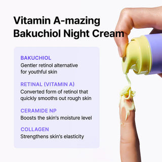 BY WISHTREND Vitamin A-mazing Bakuchiol Night Cream 30g