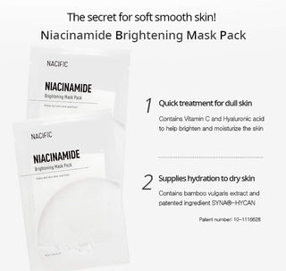 NACIFIC NIACINAMIDE Brightening Mask *Renew* - Kbeauty Canada