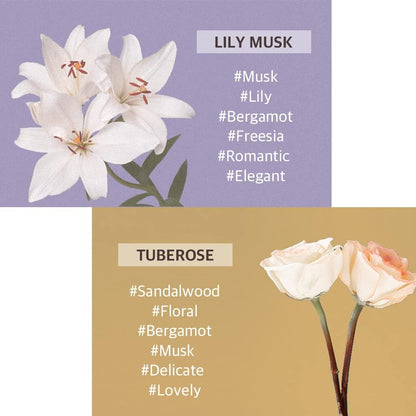 RAVIEL Balanced Care Moisturizing Perfume Body Lotion. Lily Musk | Tube Rose