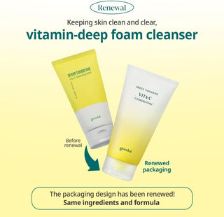 GOODAL Green Tangerine VITA-C Cleansing Foam 150ml - Kbeauty Canada