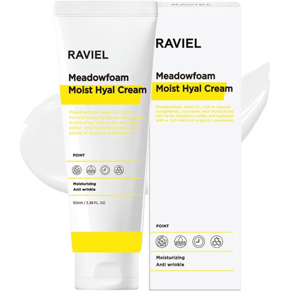 RAVIEL Meadowfoam Seed Oil Daily Moisturizing Hyal Cream