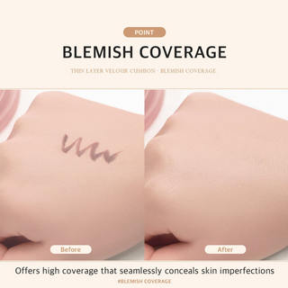 BLACK ROUGE Thin Layer Velour Cushion - Kbeauty Canada