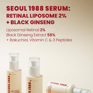 KSECRET Seoul 1988 Serum: Retinal Liposome 2% + Black Ginseng 30mL