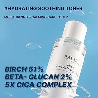 RAVIEL Birch CICA Calming Skin Toner 150mL - Kbeauty Canada