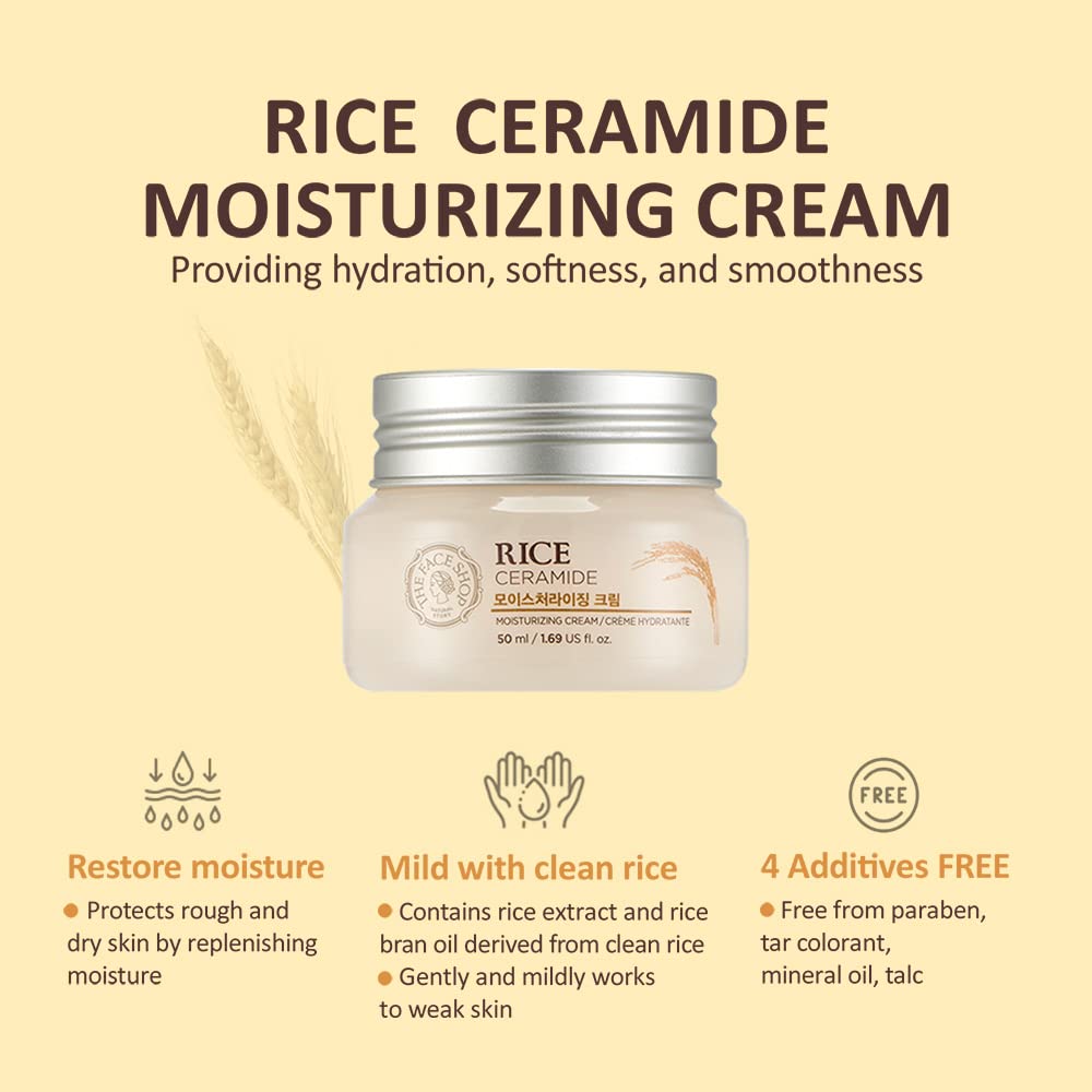 THE FACE SHOP  Rice Ceramide Moisturizing Cream