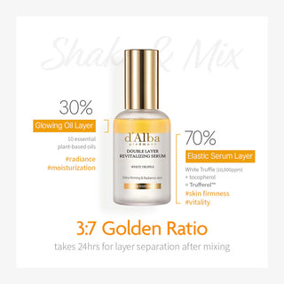 D'ALBA White Truffle Double Layer Revitalizing Serum 50mL