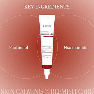 RAVIEL Panthenol Dark Spot & Blemish Care Spot Cream 15 ML x 2 (0.5 FL.OZ x 2) - Kbeauty Canada