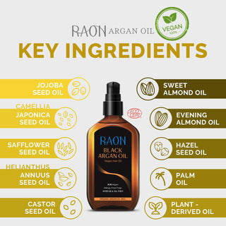 Raon Organic Argan Hair Oil Treatment 3.3 Fl Oz - Kbeauty Canada