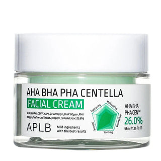 APLB AHA BHA PHA Centella Facial Cream 55ML