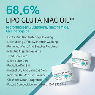 APLB Glutathione Niacinamide Cleansing Balm 80ml - Kbeauty Canada