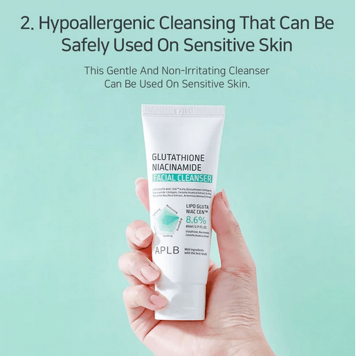 APLB Glutathione Niacinamide Facial Cleanser 80mL Kbeauty Canada APLB Glutathione Niacinamide Facial Cleanser 80mL Kbeauty Canada