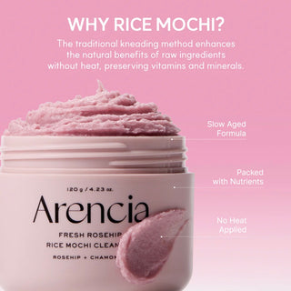 ARENCIA Fresh Rosehip Rice Mochi Cleanser 120g - Kbeauty Canada