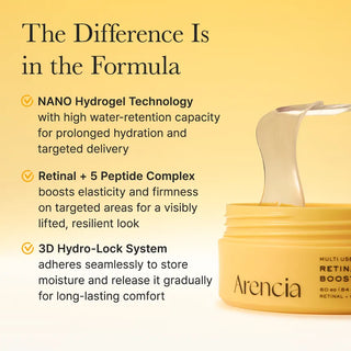 ARENCIA Retinal Boosting Eye Mask 60EA - Kbeauty Canada