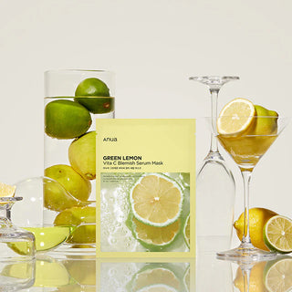 ANUA Green Lemon Vita C Blemish Serum Mask - Kbeauty Canada