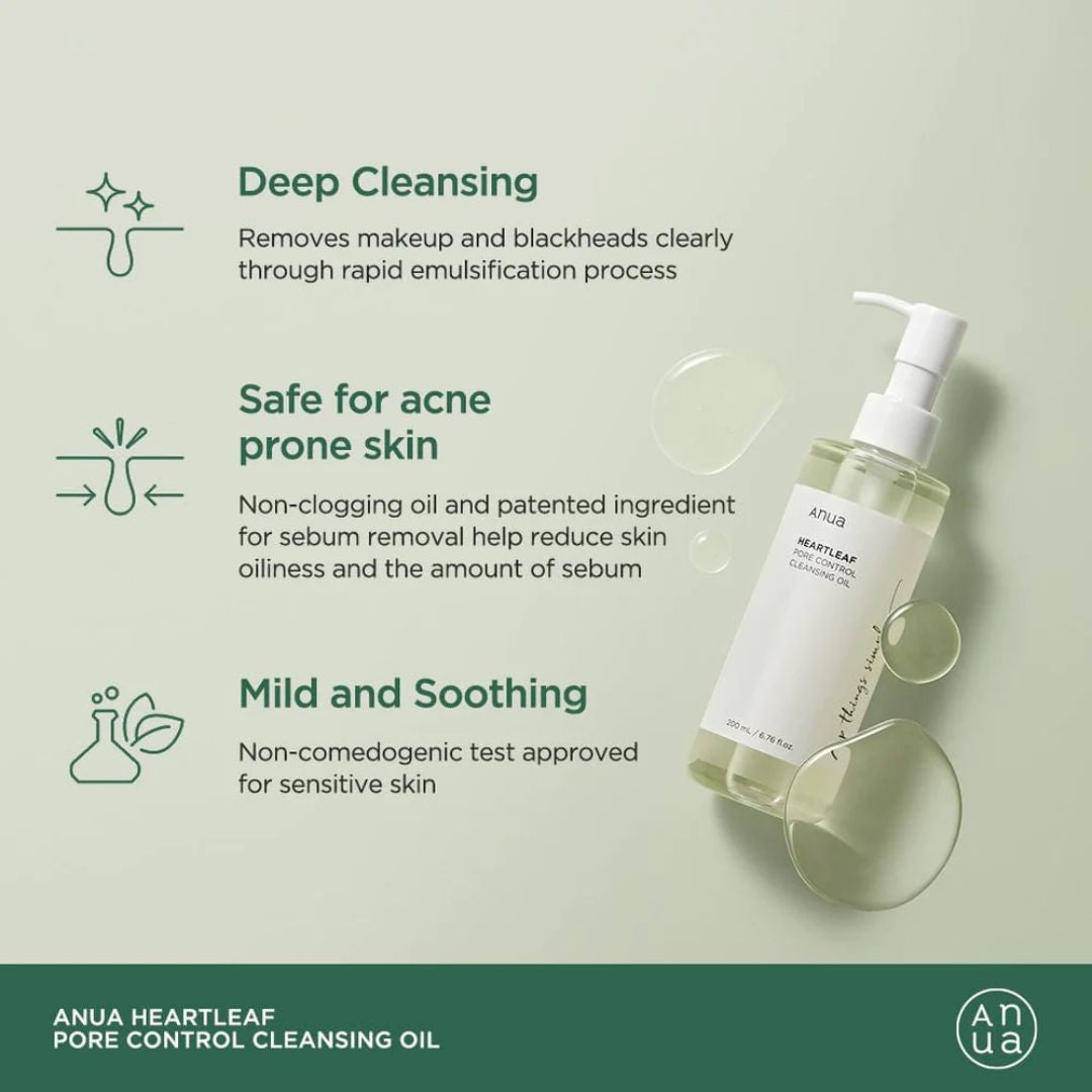 ANUA Heartleaf Pore Control Cleansing Oil Mini (20ml)