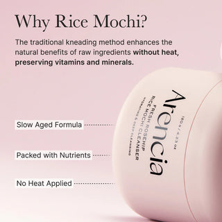 ARENCIA Fresh Rosehip Rice Mochi Cleanser 120g